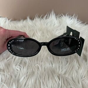 Wild Fable Black Rhinestone Oval Y2K Glasses